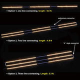 Under Cabinet LED Lighting kit, 6 PCS LED Strip Lights with Remote Control