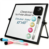 Small Dry Erase White Board - Desktop Whiteboard 10
