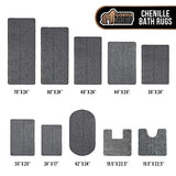 Gorilla Grip Original Luxury Chenille Bathroom Rug Mat, 17x24, Extra Soft and Absorbent