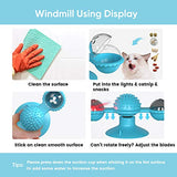 YUTANG Cat Toys Interactive, Indoor Cat Chew Ball Windmill Catnip Toothbrush, Funny