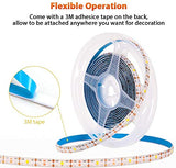 Blue Led Strip Lights Waterproof Battery Operated with Remote, 8 Modes, Dimmable