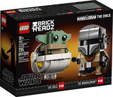 LEGO BrickHeadz Star Wars The Mandalorian & The Child 75317 Building Kit, Toy