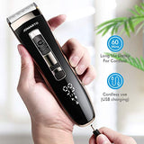 Hair Clippers Home Barber Gift Kit, JOMARTO Cordless Electric Clipper, Hair Trimmer