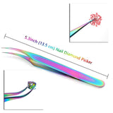 Tingbeauty 6 PCS Cuticle Pusher Remover Kit Professional, Stainless Steel Double Ended Manicure and Pedicure Tools Set for Nails Care Beauty Clean Fingernails Toenails with Storage Case (Chameleon)