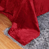 Utopia Bedding Fleece Blanket Twin Size Burgundy 300GSM Luxury Bed Blanket Fuzzy