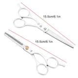 Hair Cutting Thining Scissors Set, Professional Sharp Hairdressing Scissors, Stainless Steel Durable Hairdressing Shear for Families, Pets, Barber Salon(#03)