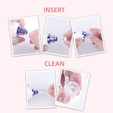Blackhead Remover Vacuum Pore Cleaner Electric LCD Acne Comedone Pimple Extractor Blackhead Removal Tool with Cold and Hot Compress, 5 Suction Heads for Facial Skin Care