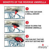 Sharpty Inverted Umbrella, Umbrella Windproof, Reverse Umbrella, Umbrellas