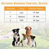 Zomma Anti Barking Device, New Bark Box Outdoor Dog Repellent Device