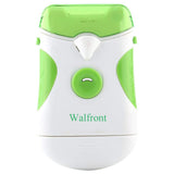 Walfront Electric Nail Trimmer White Green Dual-use Nails Trim File Clipper Manicuring Tools