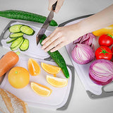 Ligttle Plastic Cutting Board Set of 3, BPA Free Kitchen Cutting Boards