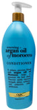 OGX Renewing Moroccan Argan Oil Shampoo and Conditioner Pump Bottle Salon Size Set (2 x 25.4 Oz)