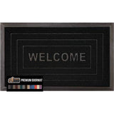 Gorilla Grip Original Durable Natural Rubber Door Mat, 29x17 Heavy Duty Doormat