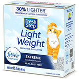 Fresh Step Lightweight Extreme Cat Litter, Scented with Febreze, 15.4 Lb