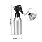 uxcell 2pcs 3oz/100ml Aluminium Spray Bottle with Fine Mist Sprayer, Empty Refillable Container Travel Bottle for Kitchen Bathroom or Plants Water Sprayer