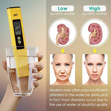 Digital PH Meter, PH Meter 0.01 PH High Accuracy Water Quality Tester with 0-14