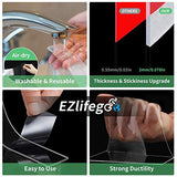 EZlifego Double Sided Tape Heavy Duty (9.85FT), Multipurpose Removable Mounting Tape Adhesive Grip,Washable Strong Sticky Wall Tape Strips