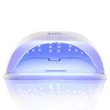 Professional 54W Nail Dryer,Dulcii UV/LED Gel Polish Smart Auto-Sensing Nail Curing Lamp-36 LED Beads-Double Light Source(365 + 405nm)-Salon Level