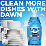 Dawn Ultra Dishwashing Liquid Dish Soap (4x19oz) + Non-Scratch Sponge (2ct)