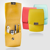World No. 1. Three Seven (777) Travel Manicure Pedicure Grooming Kit Set (Total 4 PCs: TS-77GRVC), Made in Korea, Since 1975. (Green).
