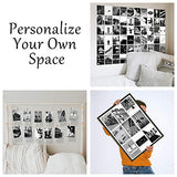 60 Pieces Wall Collage Kit Aesthetic Room Decor for Bedroom,Black and White Photo