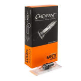 Box of 10 Cheyenne Hawk Needles - .25mm 3 Round Liner Long Taper