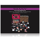 SHANY Carry All Makeup Train Case with Pro Makeup and Reusable Aluminum Case