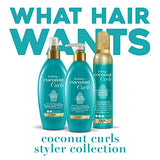 OGX Locking + Coconut Curls Air Dry Cream, 6 Ounce