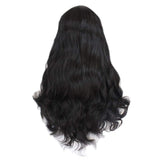 13x6 Lace Front Wigs Long Wavy Synthetic Lace Front Wig with Natural Hairline Glueless Heat Resistant Fiber Hair 24inch