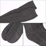 DRESHOW 2 Pack Winter Thigh High Socks Extra Thick Long Warmer Sexy