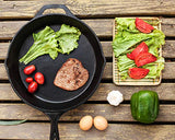 Pre-Seasoned Cast Iron Skillet - Utopia Kitchen (12.5 Inch)