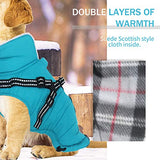 Dog Winter Coat with Harness, Windproof Reflective Easy Control Dog Jacket