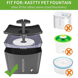 Kastty Replacement Filters 3L Cat Water Fountain, 8 Pack Food Grade Water Fountain
