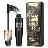 4D Fiber Lash Mascara Cream Extension (2 Pack) - Thicken & Lengthen, Long-Lasting Waterproof Voluminous Eyelashes, Smudge-proof, Natural & Non-Toxic