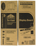 Elmer's Tri-Fold Display Board, White, 14x22 Inch