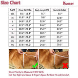 Kuoser Cozy Waterproof Windproof Reversible British Style Plaid Dog Vest Winter Coat