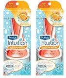 Schick Intuition Revitalizing Moisture Razor - Tropical Citrus - 2 Count