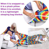 Yddsky Sleeping Bag, Happy Play Pillow Nappers Portable and Foldable, 2 in 1 Cartoon