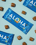 ALOHA Organic Plant Based Protein Bars |Caramel Sea Salt | 12 Count, 1.9oz Bars
