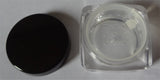 10-gram Square Sifter Jars with Black Cap, Box of 6 for mineral makeup powders