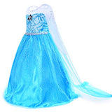 Party Chili Princess Costumes Birthday Party Dress Up for Little Girls with Wig