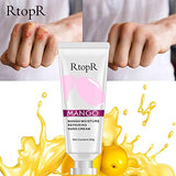 RtopR Hand Cream,Mango Hand Cream,Plant Hand Cream, Fruit Hand Cream, Moisturizing Whitening Hand Cream, Anti-Aging Hand Cream, Fast Absorption Without Greasy, Unisex ，50G
