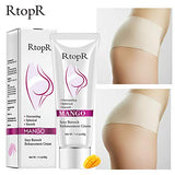 RtopR Mango Butt Cream - Buttocks Bigger for Women, Shape Bubble Hip, Lift Bum - Smooth Sleek Ass, Firm Skin, Milky White, (1.4 OZ)