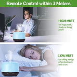 Essential Oil Diffuser, RENWER 500ml Remote Control Diffusers for Essential Oils