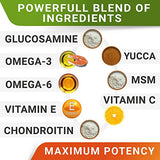 Glucosamine Treats for Dogs - Joint Supplement w/ Omega-3 Fish Oil - Chondroitin
