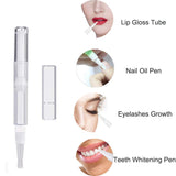 GOTONE 22 Pack 3 ml Twist Pens, Transparent Empty Nail Oil Pen with Brush, Cuticle Oil Pen Cosmetic Lip Gloss Containers Eyelash Growth Liquid Tube