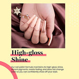 Beetles 20 Pcs Valentine's Day Gel Nail Polish Kit, Bare Collection Soak Off