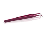 Pink Curved and Straight Tweezers Professional Tweezer Set - 2 Tweezers Great For Facial, Ear, Nose & Ingrown Hair Remover Treatment. Make Perfect Eyebrow Shapes