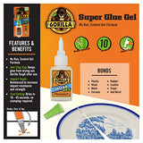 Gorilla 7700104 Super Glue Gel, 1-Pack