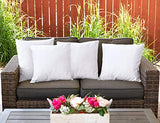 Utopia Bedding Throw Pillows Insert (Pack of 4, White) - 12 x 12 Inches Bed and Couch